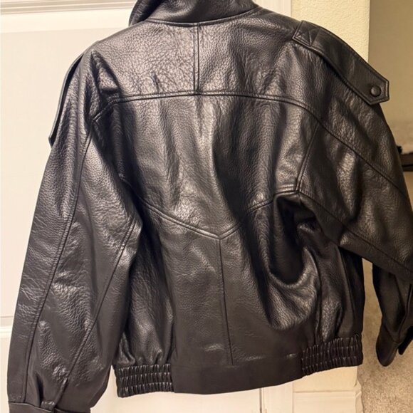 Zara Faux Leather Jacket - Picture 5 of 5